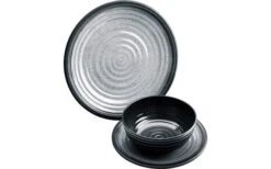 Flamefield Granite Melamin Geschirr-Set 12-tlg. Aqua