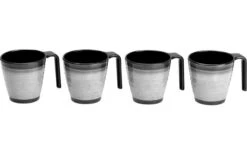 Flamefield Granite Melamin Geschirr-Set 12-tlg. Grey -Camping Discounter 260345 1856749 1