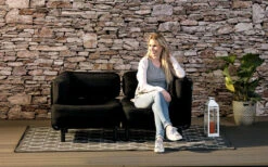 One Bar Element 1 Aufblasbarer Sessel / Sitzelement Black / Light Grey