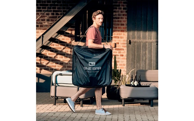 One Bar Element 3 Aufblasbarer Hocker Black 3 One Bar Element 3 Aufblasbarer Hocker Black – Bild 3