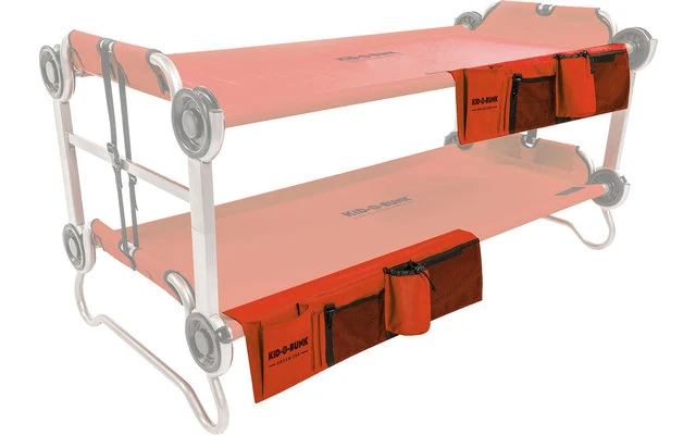 Disc-O-Bed Seitentasche / Organizer Für Kid-O-Bed Einzelbett Rot 4 Disc-O-Bed Seitentasche / Organizer Für Kid-O-Bed Einzelbett Rot – Bild 4