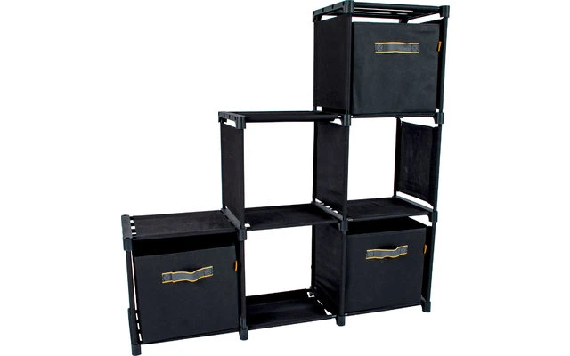 Bo-Camp Industrial Zwart Kommode Inkl. 3 Aufbewahrungsboxen 1 Bo-Camp Industrial Zwart Kommode Inkl. 3 Aufbewahrungsboxen