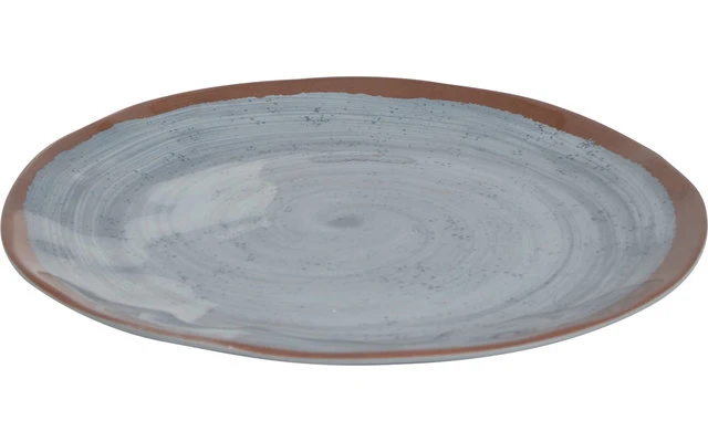 Bo-Camp Melamin Geschirr Set 12-tlg. Blau / Braun 4 Bo-Camp Melamin Geschirr Set 12-tlg. Blau / Braun – Bild 4