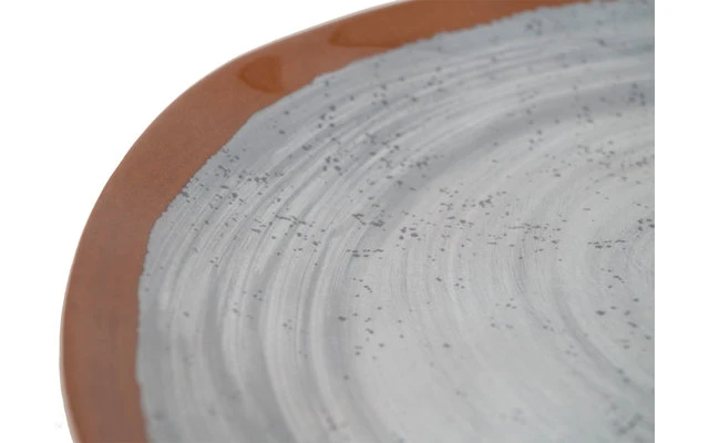 Bo-Camp Melamin Geschirr Set 12-tlg. Blau / Braun 6 Bo-Camp Melamin Geschirr Set 12-tlg. Blau / Braun – Bild 6