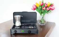 CF Parker 2-flammiger Gaskocher Ohne Zündsicherung Anthrazit 8 CF Parker 2-flammiger Gaskocher Ohne Zündsicherung Anthrazit -Camping Discounter 397944 2906034