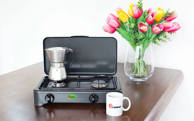 CF Parker 2-flammiger Gaskocher Ohne Zündsicherung Anthrazit 4 CF Parker 2-flammiger Gaskocher Ohne Zündsicherung Anthrazit – Bild 4