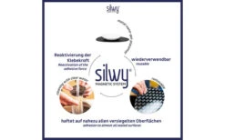 Silwy® Universal Magnet Teller Set 6 Stück Weiß -Camping Discounter 434478 3095165