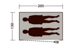 Outwell Freistehendes Innenzelt Blau 11 Outwell Freistehendes Innenzelt Blau -Camping Discounter 439200 3116115
