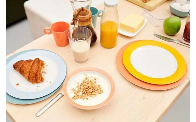 Mepal Wave Frühstücksteller 230 Mm Nordic Blue 1 Mepal Wave Frühstücksteller 230 Mm Nordic Blue