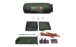Origin Outdoors Snugly Kuppelzelt 1 Person 9 Origin Outdoors Snugly Kuppelzelt 1 Person -Camping Discounter 528651 3493432