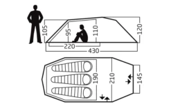 Nordisk Oppland 3 PU Trekkingzelt Für 3 Personen Dark Olive 10 Nordisk Oppland 3 PU Trekkingzelt Für 3 Personen Dark Olive -Camping Discounter 589723 4290999