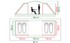 Coleman Spruce Falls 4 Tunnelzelt 9 Coleman Spruce Falls 4 Tunnelzelt -Camping Discounter 629239 4441127