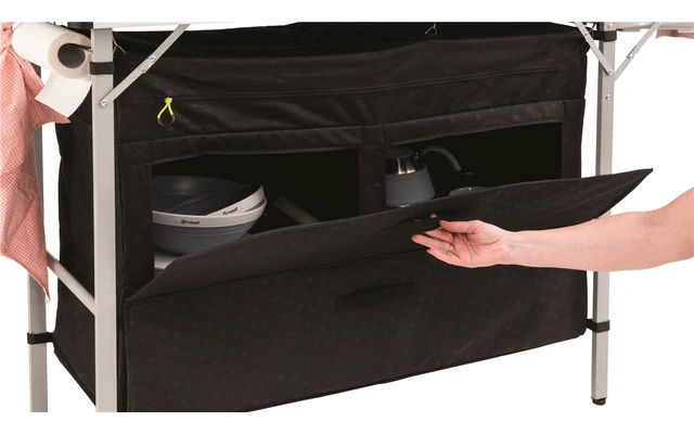 Outwell Magante Kitchen Unit Küchenschrank Mit Arbeitsplatte 136 X 54 X 90/140 Cm 4 Outwell Magante Kitchen Unit Küchenschrank Mit Arbeitsplatte 136 X 54 X 90/140 Cm – Bild 4