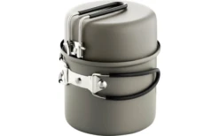 Optimus Elektra Black Edition Kochsystem Gaskocher Kochset 5teilig -Camping Discounter 711776 4831604