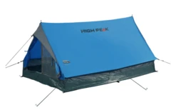 High Peak Minipack Einfachdach Hauszelt Für 2 Personen Blau/grau -Camping Discounter 711821 4828547