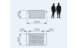 Dometic Pico FTC 2X2 TC Aufblasbares Campingzelt Für Zwei Personen