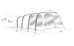 Outwell Avondale 5PA Tunnelzelt 6 Outwell Avondale 5PA Tunnelzelt -Camping Discounter 737546 4971980