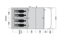 Outwell Avondale 4PA Tunnelzelt -Camping Discounter 748517 5009087