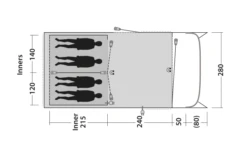 Outwell Greenwood 4 Tunnelzelt 13 Outwell Greenwood 4 Tunnelzelt -Camping Discounter 748523 5009078
