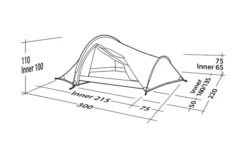 Robens Challenger 3XE Tunnelzelt Grün 9 Robens Challenger 3XE Tunnelzelt Grün -Camping Discounter 771890 5131130