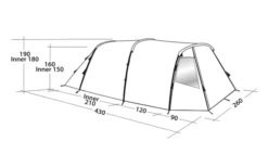 Easy Camp Huntsville 400 Tunnelzelt Für 4 Personen 11 Easy Camp Huntsville 400 Tunnelzelt Für 4 Personen -Camping Discounter 782843 5185697