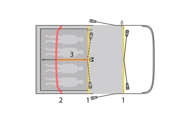 Outwell Hayward Lake 4ATC Aufblasbares Tunnelzelt 4 Personen 7 Outwell Hayward Lake 4ATC Aufblasbares Tunnelzelt 4 Personen – Bild 7
