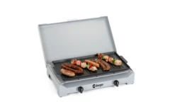 Berger 2-flammiger Gaskocher Silber, Grau 4,6 Kw Ohne Zündsicherung 12 Berger 2-flammiger Gaskocher Silber, Grau 4,6 Kw Ohne Zündsicherung -Camping Discounter 797765 5231438