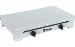 Berger 2-flammiger Gaskocher Silber, Grau 4,6 Kw Ohne Zündsicherung 13 Berger 2-flammiger Gaskocher Silber, Grau 4,6 Kw Ohne Zündsicherung -Camping Discounter 801224 5232434