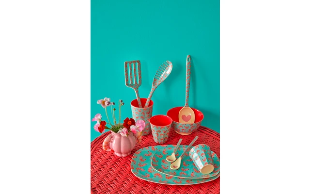 Rice Melamin-Platte Teller Rechteckig Zweifarbig Shrimp 30 X 22 Cm 1 Rice Melamin-Platte Teller Rechteckig Zweifarbig Shrimp 30 X 22 Cm